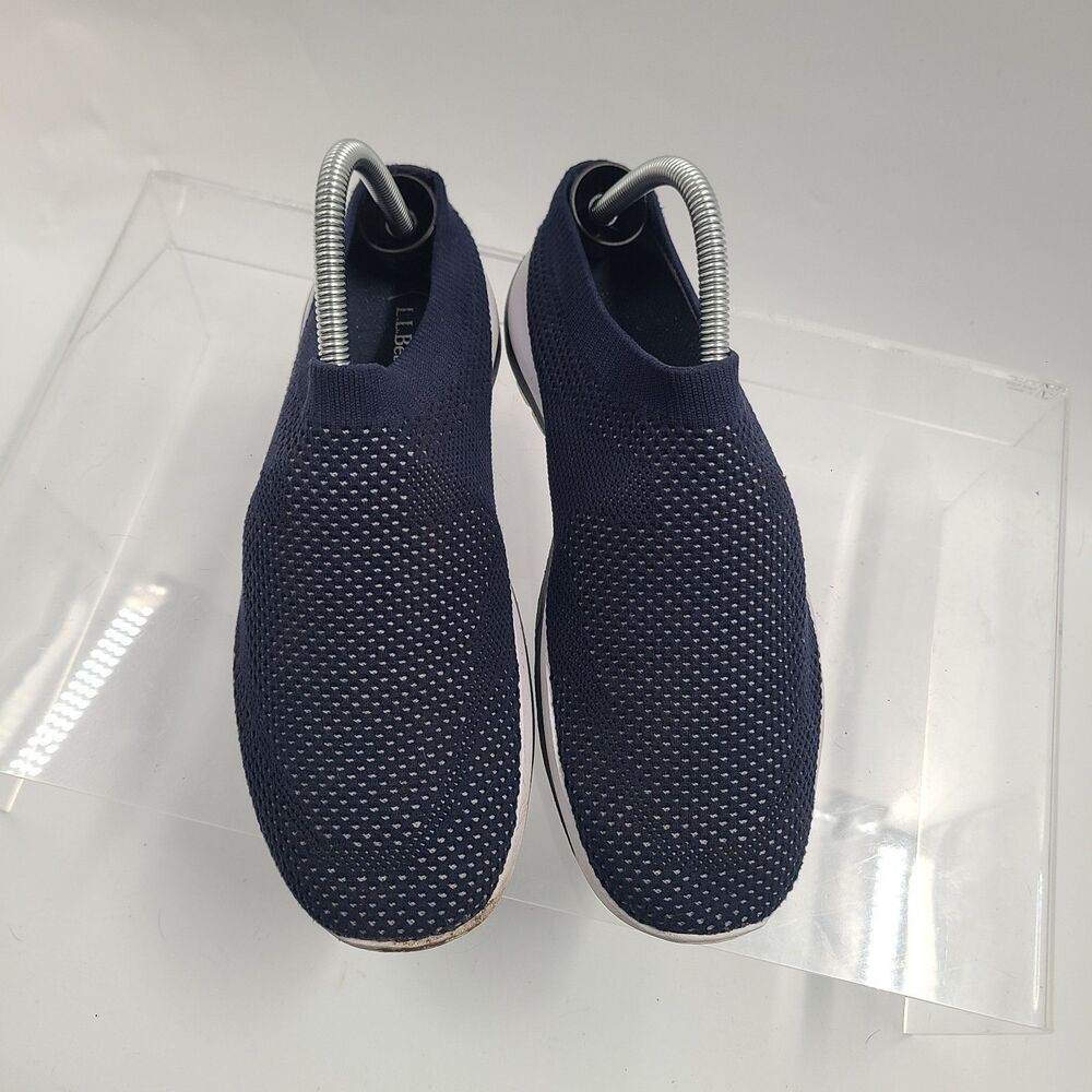 L.L. BEAN NAVY  BLUE SLIP-ON SHOES WOMENS US SIZE 9
